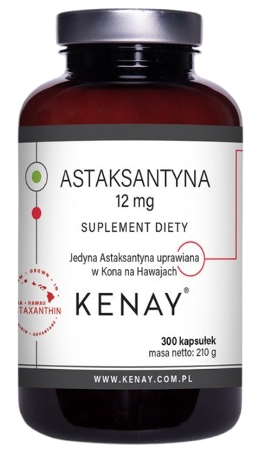 Kenay - Astaksantyna 12 mg (300 kapsułek)
