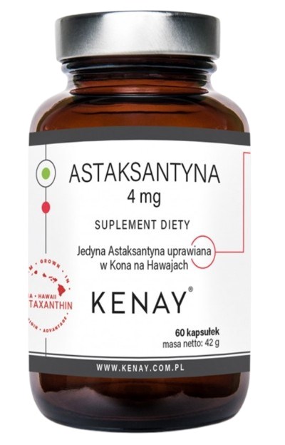 Kenay - Astaksantyna 4 mg (60 kapsułek)