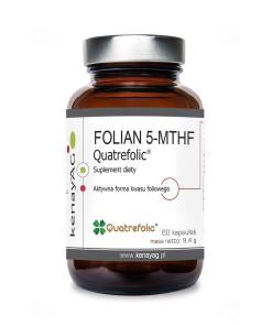 KENAY FOLATE 5-MTHF aktywny kwas foliowy Quatrefolic (60 kapsułek)