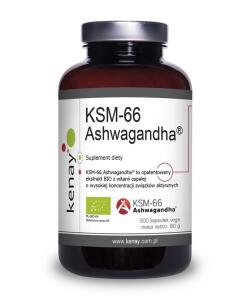 KENAY Organic Ashwagandha KSM-66 (300 kapsułek)