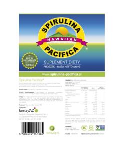 KENAY Spirulina Pacifica proszek (540 g / 19