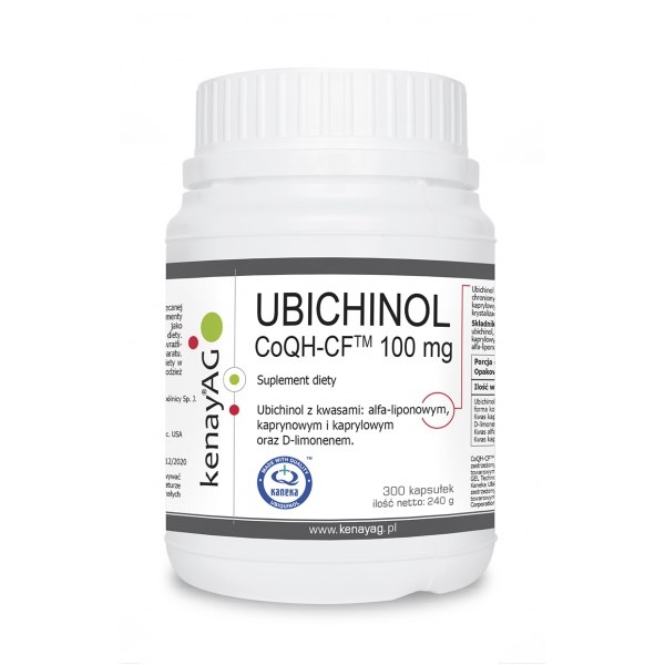 Kenay - Ubichinol CoQH-CF, 100 mg (300 kapsułek)