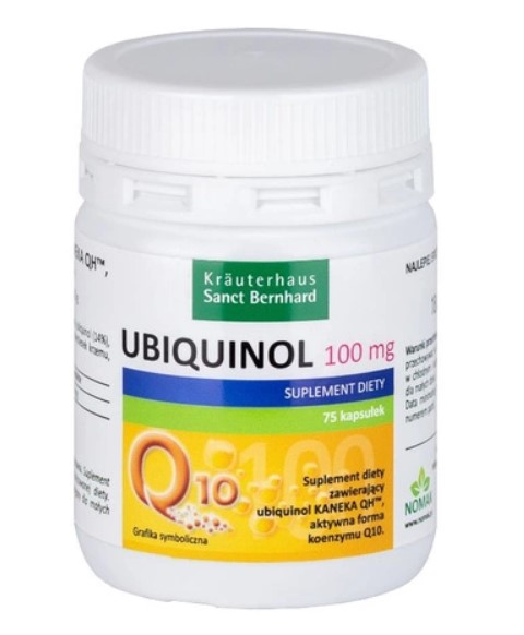 KRAUTERHAUS SANCT BERNHARD Ubiquinol Kaneka QH 100 mg (75 kaps)