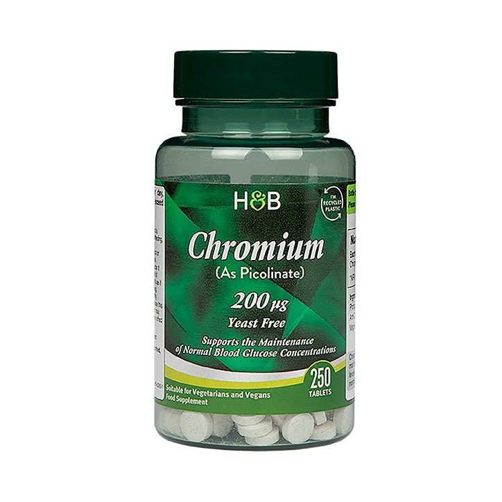 Chrom pikolinian, 200 mcg - 250 tabletek