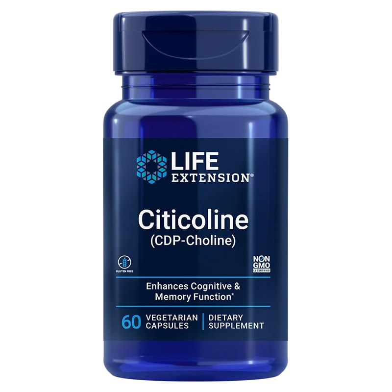 Life Extension - Cognizin CDP-Choline, 250 mg (60 kapsułek wegetariańskich)