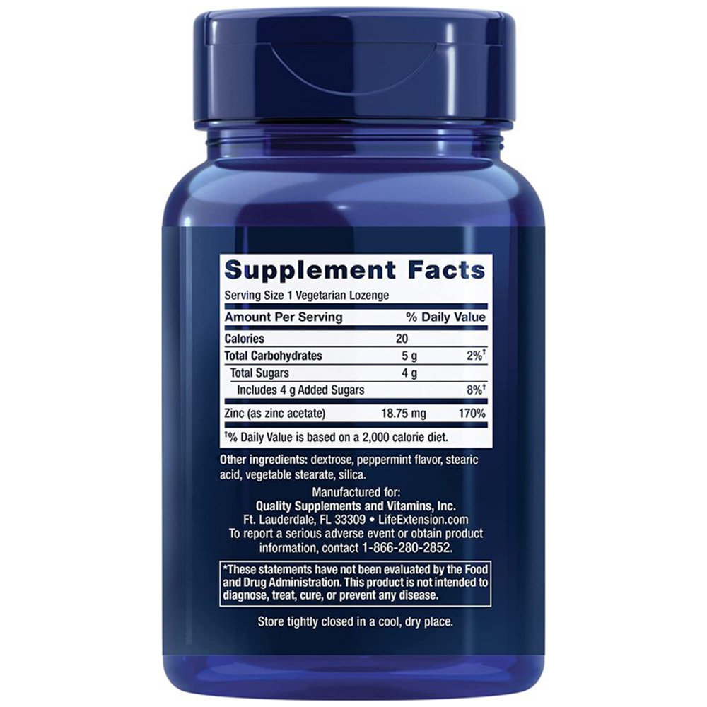 Ulepszone pastylki cynkowe, mięta pieprzowa - 30 tabletek wegetariańskich - obrazek 5