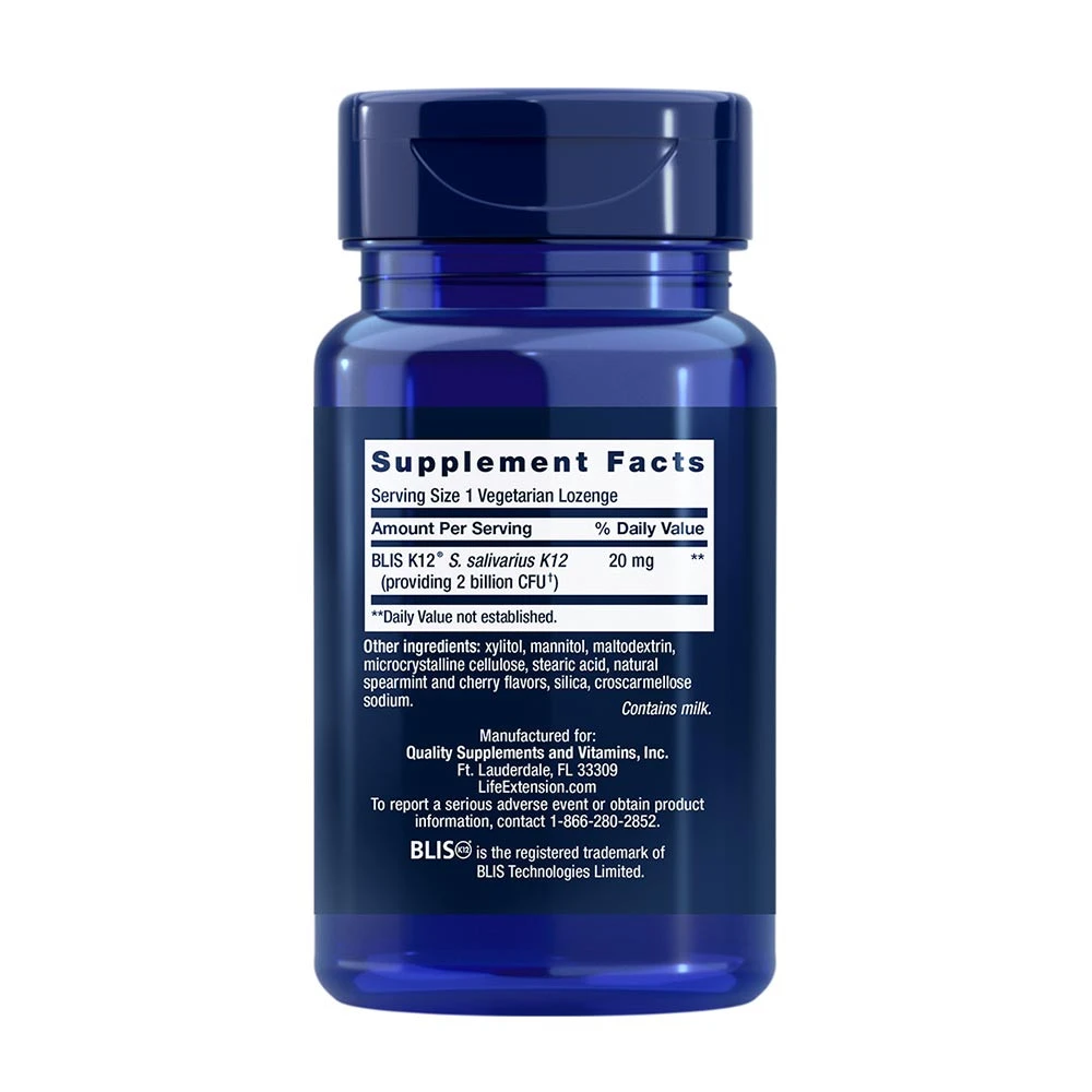 Florassist Zdrowie Gardła, 30 wegetariańskich tabletek do ssania - obrazek 2