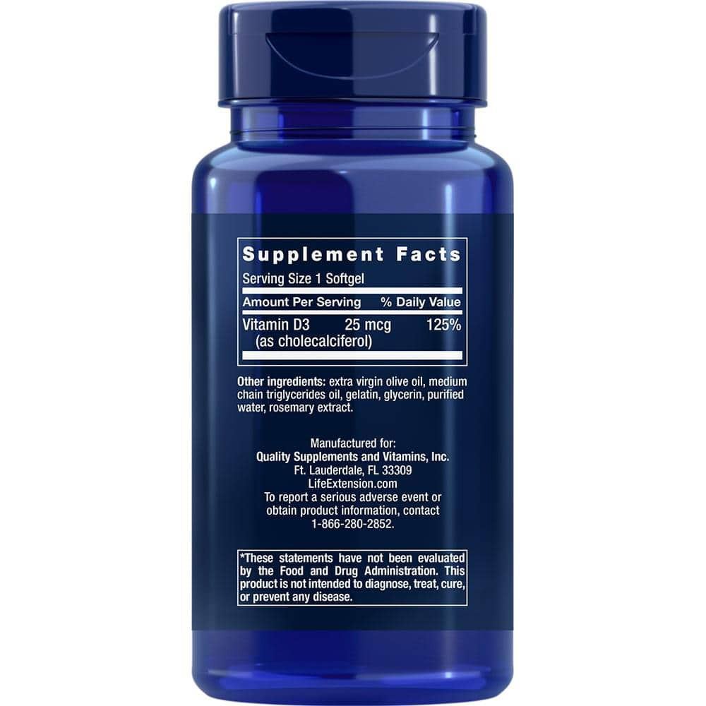 Witamina D3, 1000 IU - 250 miękkich kapsułek - obrazek 5