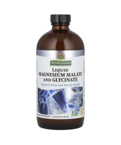 Płynny Magnez Malat i Glicynat - 480 ml