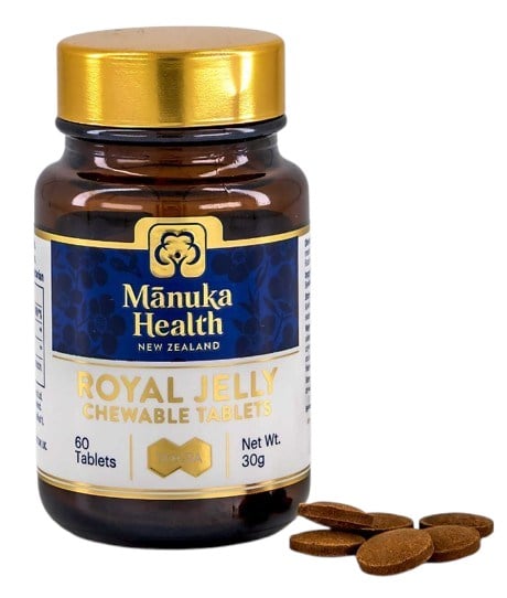 Manuka Health - Żelki z mleczkiem pszczelim Manuka Health, 60 tabletek