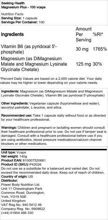 Magnez Plus - 100 kapsułek - obrazek 2