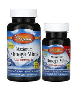 Maximum Omega Minis - 60 + 20 kapsułek