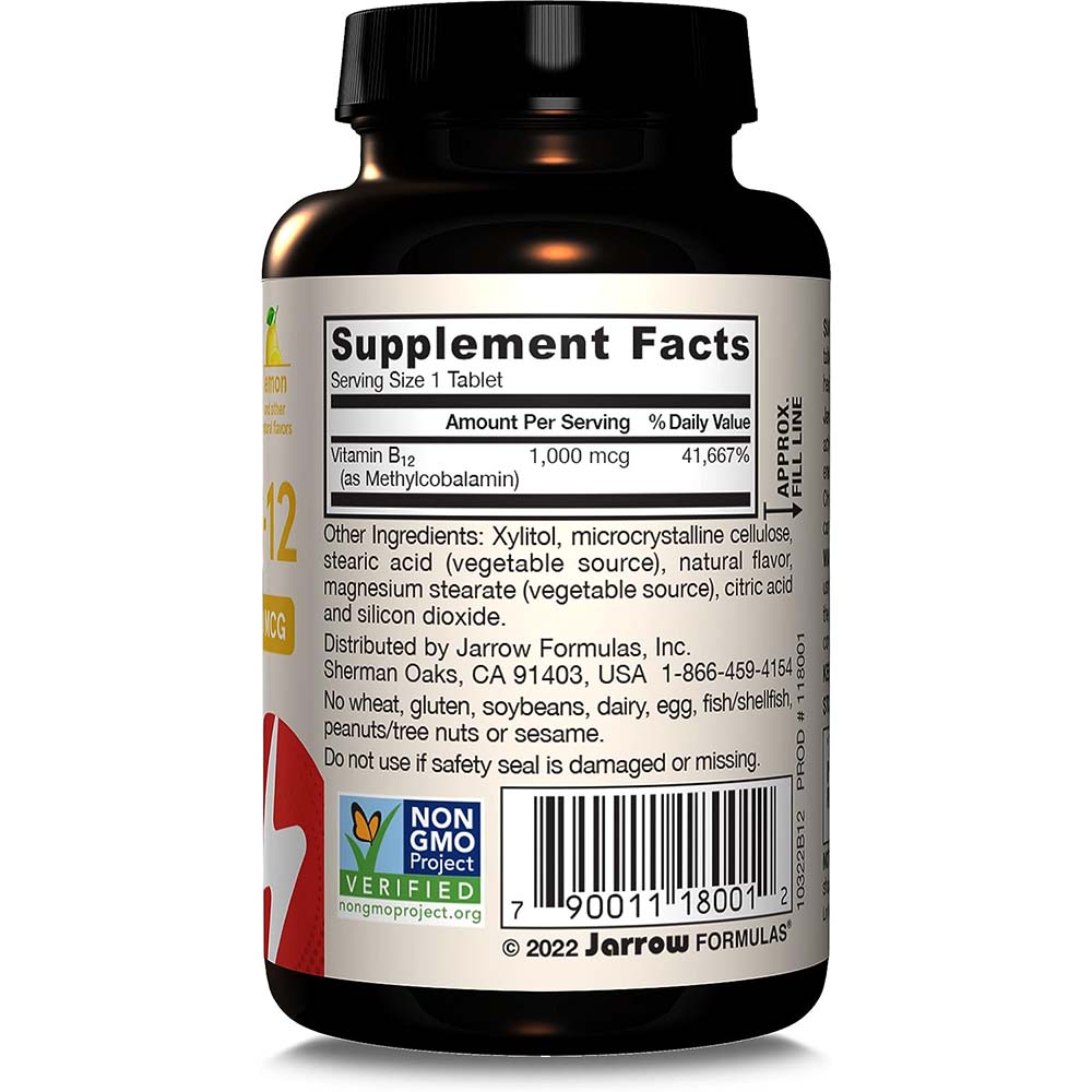 Metylokobalamina B-12, 1000 mcg - 100 tabletek do ssania - obrazek 5