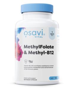 MethylFolate i Methyl-B12 - 120 kaps. wegańskich