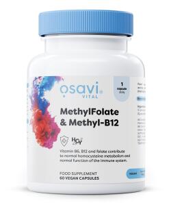 MethylFolate i Methyl-B12 - 60 kaps. wegańskich
