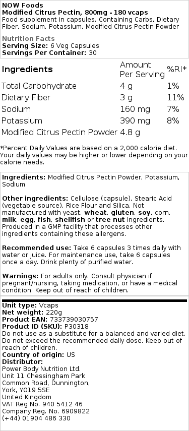 800 mg - 180 kapsler