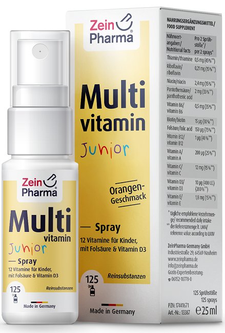 Spray wielowitaminowy dla dzieci Junior - 25 ml