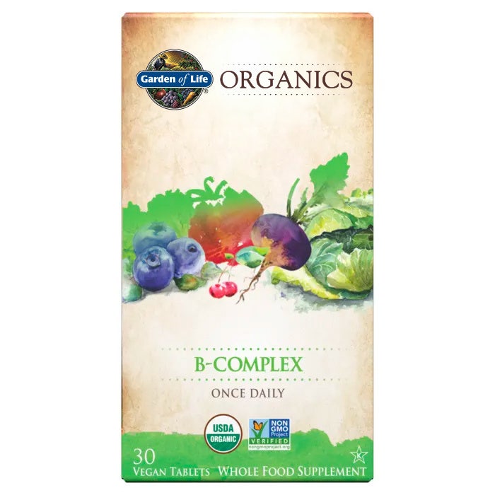 Mykind Organics Kompleks witamin B - 30 tabletek wegańskich