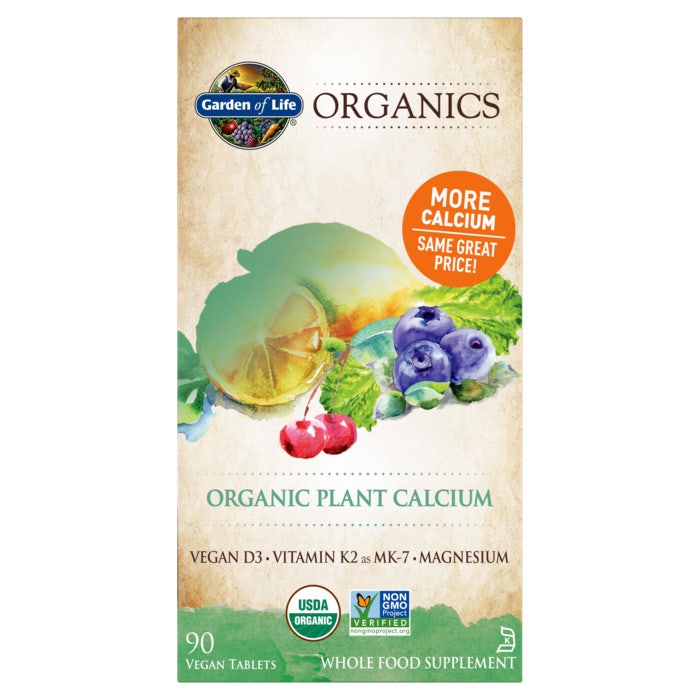 Mykind Organics Wapń Roślinny - 90 tabletek wegańskich