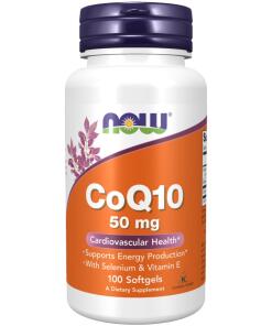 NOW FOODS Koenzym Q10 50 mg (100 kapsułek)