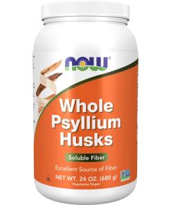 NOW FOODS Psyllium Husks Whole - łuski psyllium całe 680 g