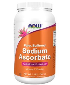 NOW FOODS askorbinian sodu w proszku (1361 g)
