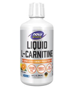 NOW L-Carnitine Liquid 1000 mg (946 ml) - płynna L-karnityna