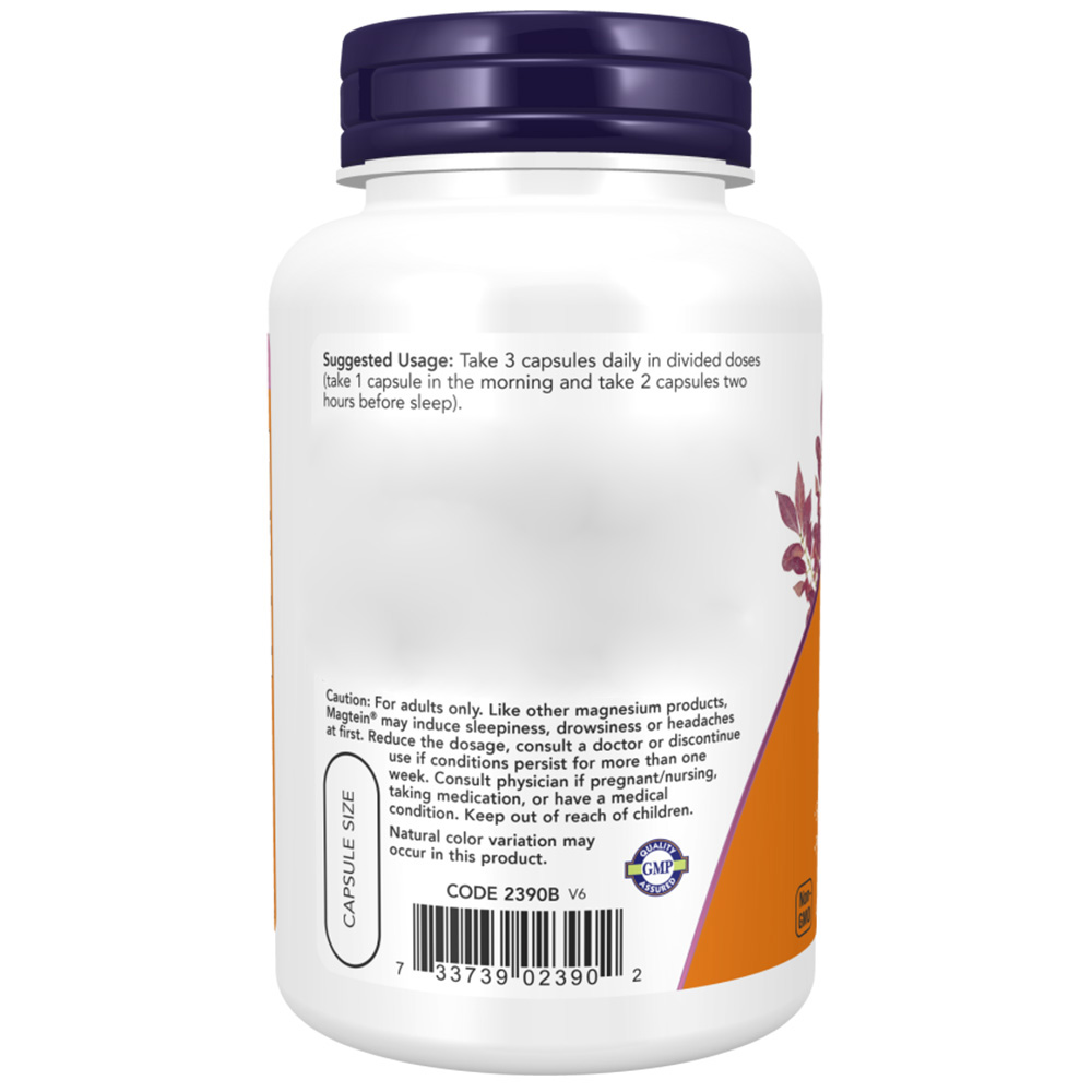 Magtein Magnez L-Treonian - 90 kapsułek wegańskich - obrazek 5