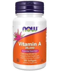 NOW Vitamin A 25 000 IU