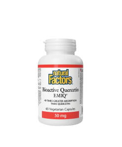 Natural Factors Bioactive Quercetin EMIQ 50 mg (60 kapsułek)