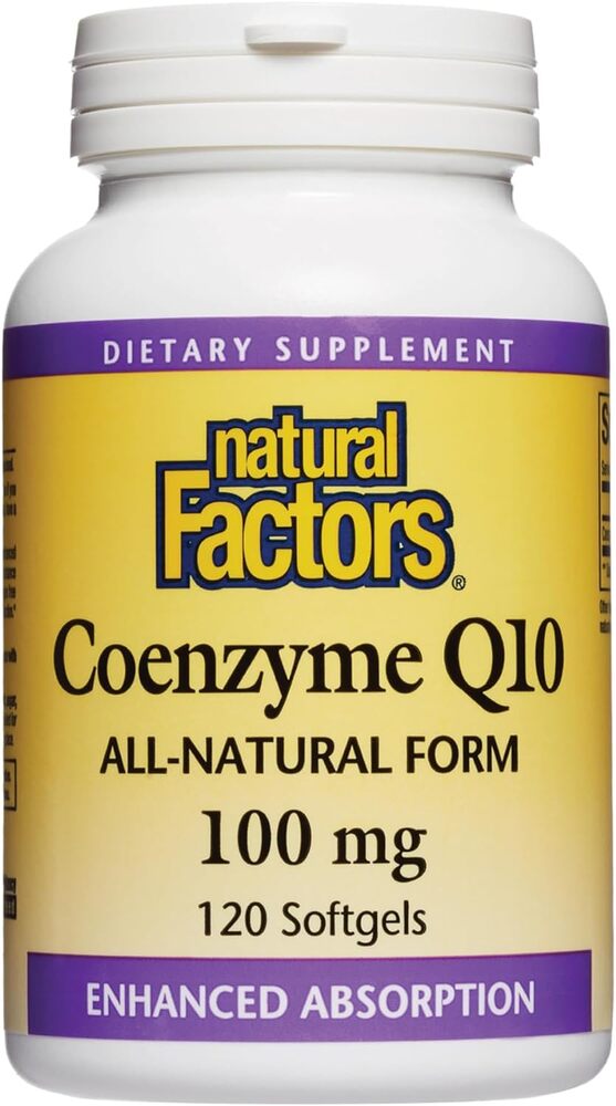 Natural Factors - Koenzym Q10 100 mg, 120 miękkich kapsułek - obrazek 2