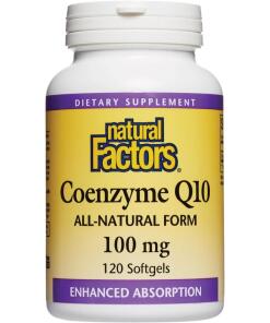 Natural Factors Coenzyme Q10 100mg 120 miękkich kapsułek