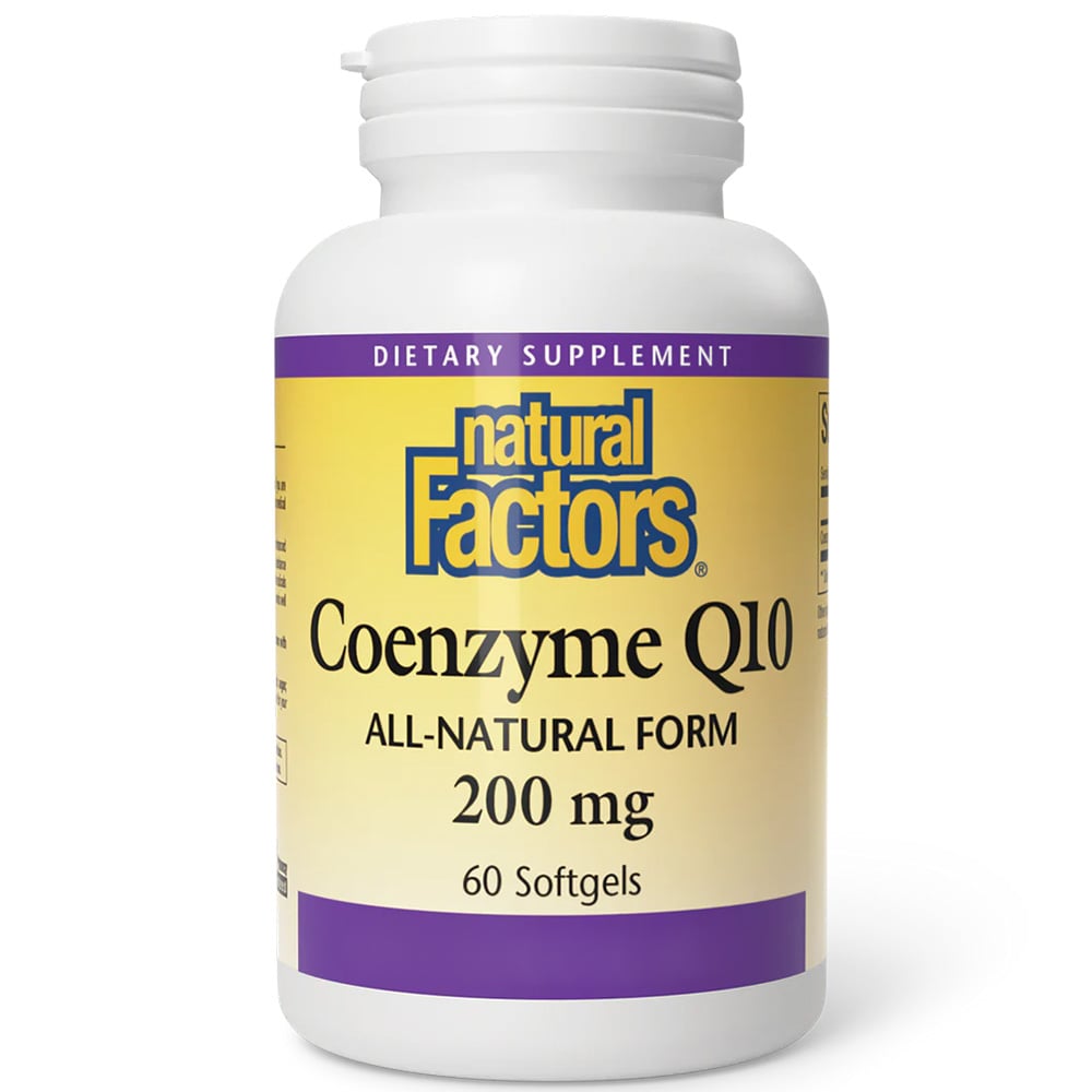 Natural Factors - Koenzym Q10 200 mg, 30 miękkich kapsułek - obrazek 2