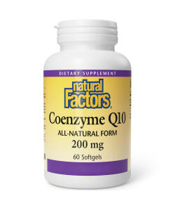 Natural Factors Koenzym Q10 200mg 30 miękkimi kapsułkami