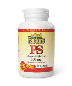 Natural Factors PS Phosphatidylserine 100mg 60 miękkich kapsułek