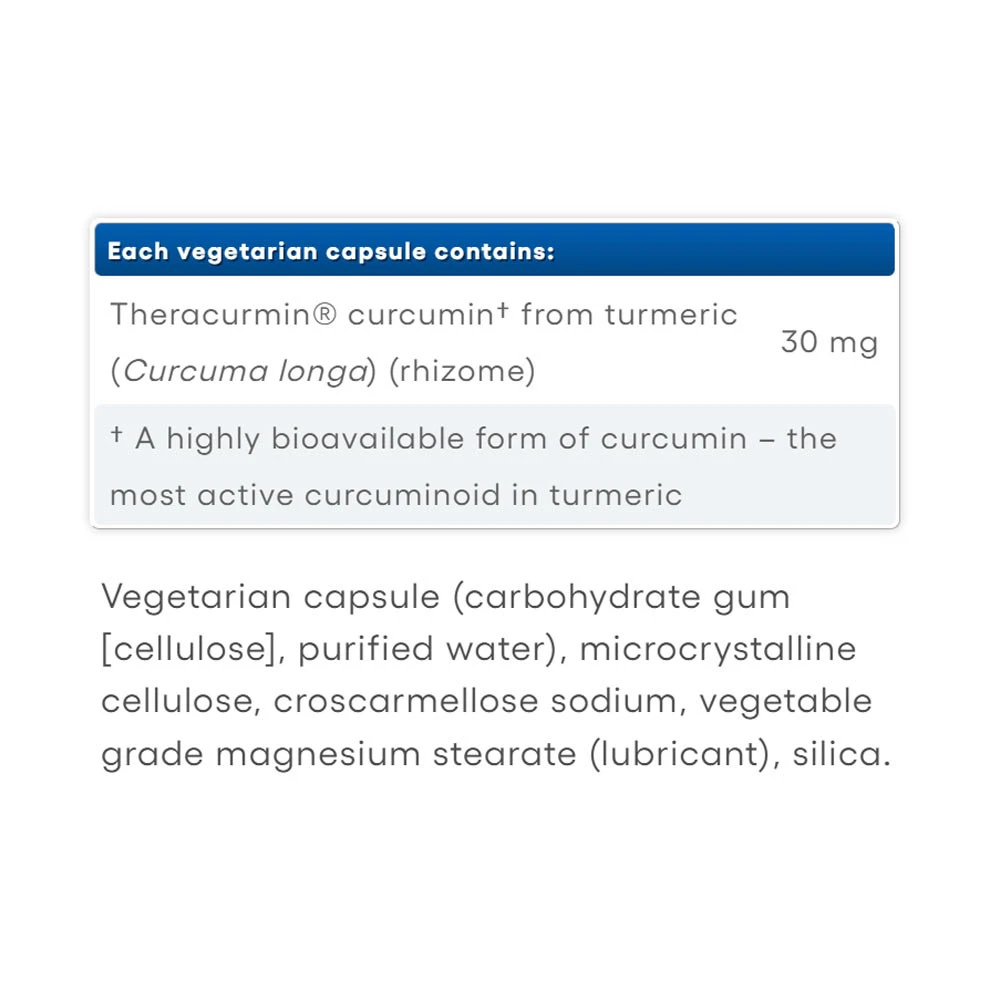Natural Factors - Theracurmin 30 mg (60 kapsułek) - obrazek 2