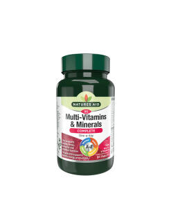 Natures Aid Complete Multi-Vitamins & Minerals (90 tabletek)
