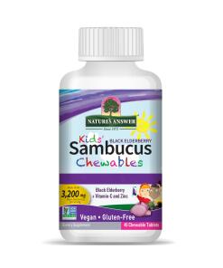Nature's Answer Kids Sambucus do żucia 45 tabletek