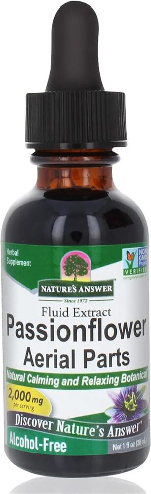 Nature's Answer - Ekstrakt z Męczennicy bez Alkoholu 2000 mg, 30 ml - obrazek 2