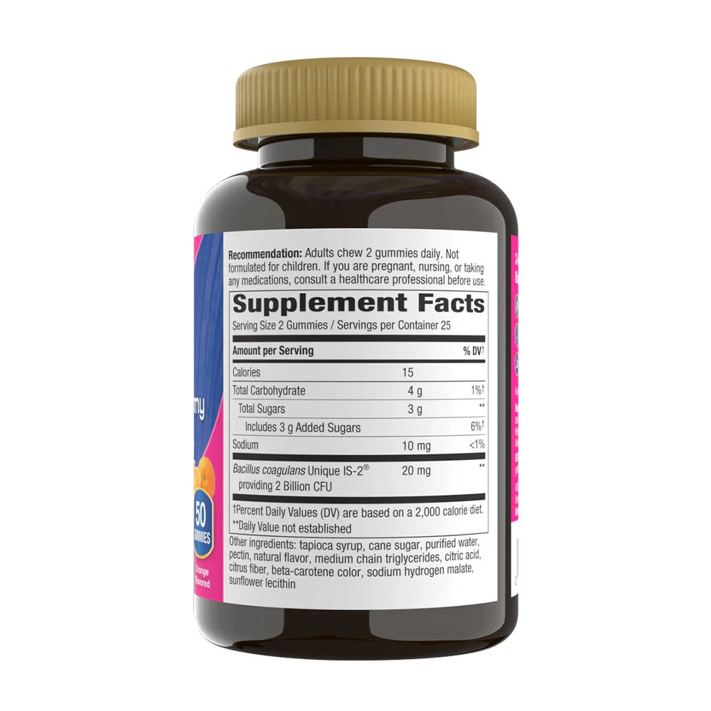 Nature's Way - Probiotyk dla kobiet 3 w 1 w formie gumy (50 gum) - obrazek 2