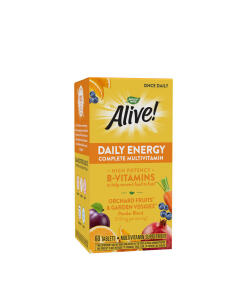 Natures Way Alive!® Daily Energy Complete Multivitamin - multiwitamina do energii (60 tabletek)