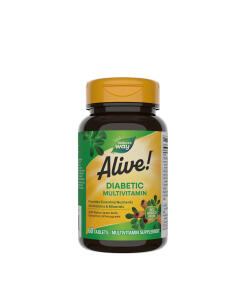 Natures Way Alive!® Diabetic Multivitamin - multiwitamina dla diabetyków (60 tabletek)
