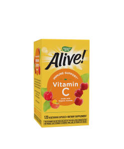 Natures Way Alive!® Fruit Source Vitamin C - witamina C (120 kapsułek)