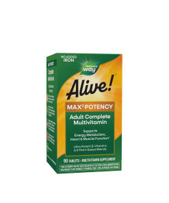 Natures Way Alive!® Max3 Daily Multivitamin Without Iron (90 tabletek)