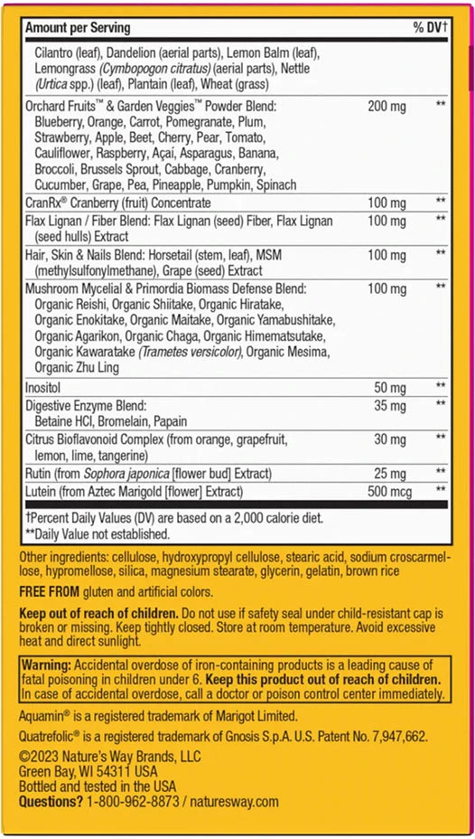 Nature's Way - Alive!® Max3 Potency - Wieloskładnikowy suplement diety dla kobiet (90 tabletek) - obrazek 3