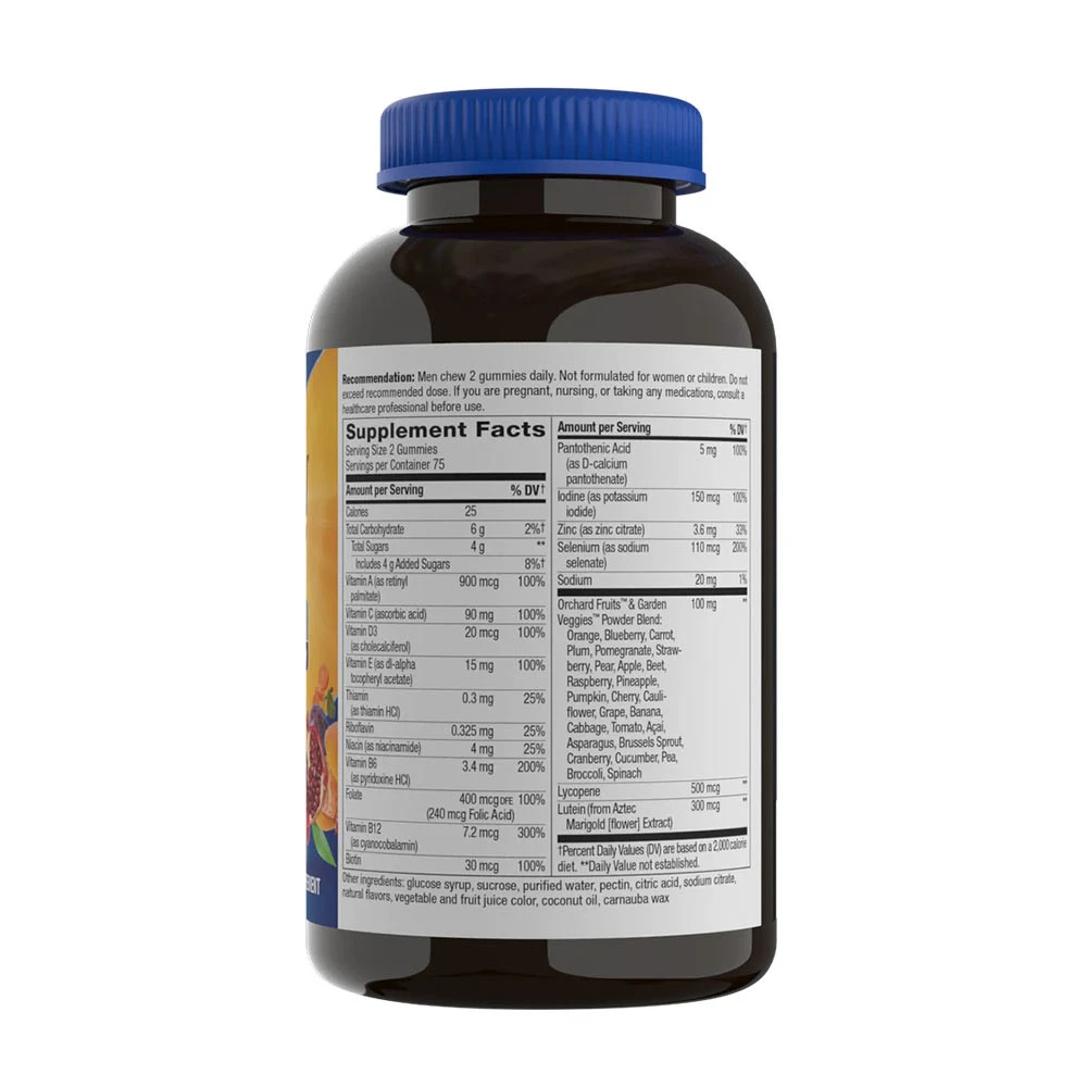 Nature's Way - Alive!® Męski Multivitamin w Żelkach 50+ (150 Żelek) - obrazek 2