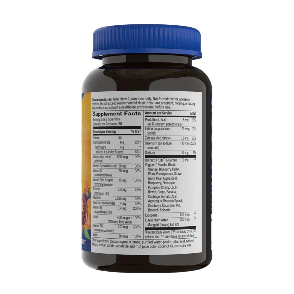 Nature's Way - Alive!® Męski Multivitamin w Żelkach 50+ (60 żelek) - obrazek 2