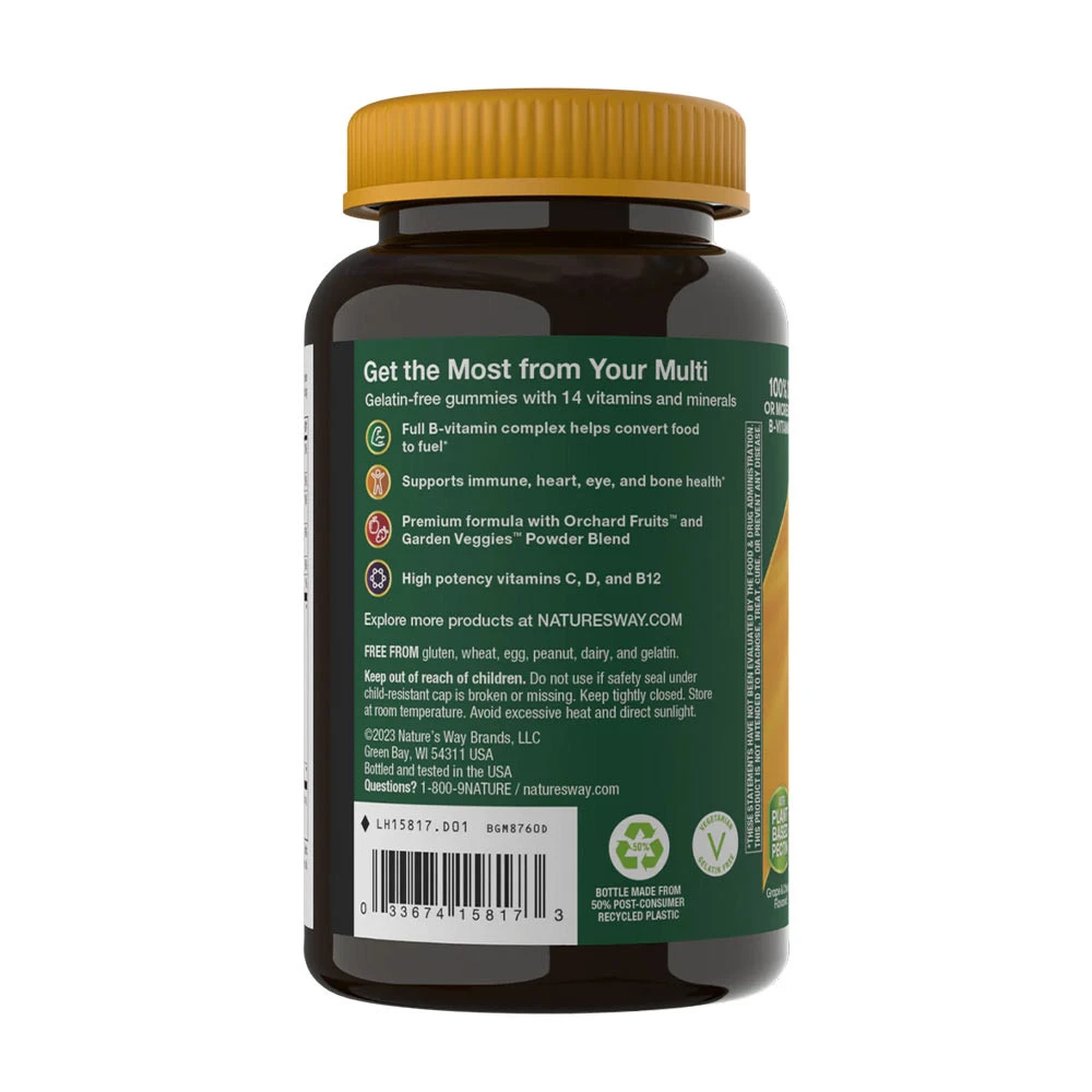Nature's Way - Alive!® Premium Multivitamin dla Dorosłych w Żelkach (90 Żelek) - obrazek 3