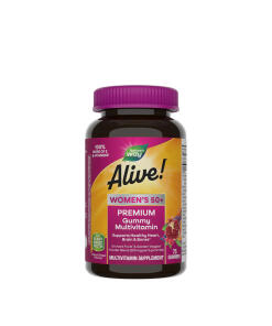 Natures Way Alive!® Premium Women's 50+ Gummy Multivitamin (75 Gummies)