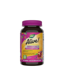 Natures Way Alive!® Women's 50+ Gummy Multivitamin - Multiwitamina żelkowa dla kobiet 50+ (60 sztuk)